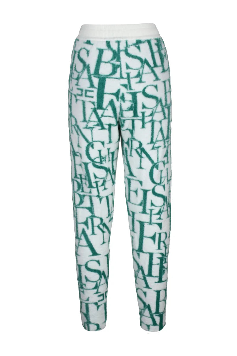 Elisabetta Franchi Tuta Peluche - Bianco/Verde