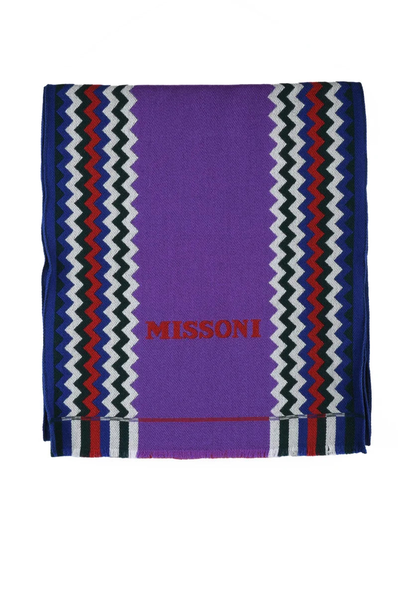 Missoni Scarf - Purple/Green