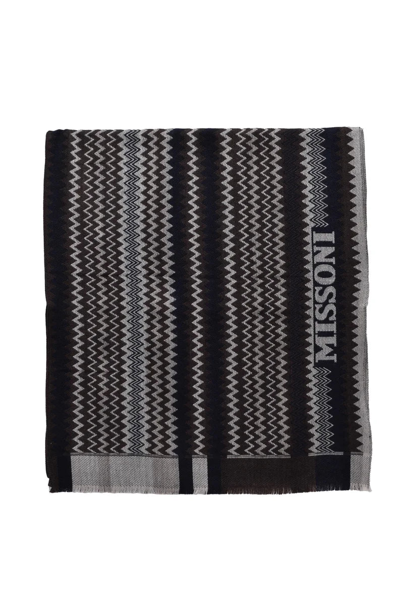 Missoni Wool Scarf - Brown/Beige