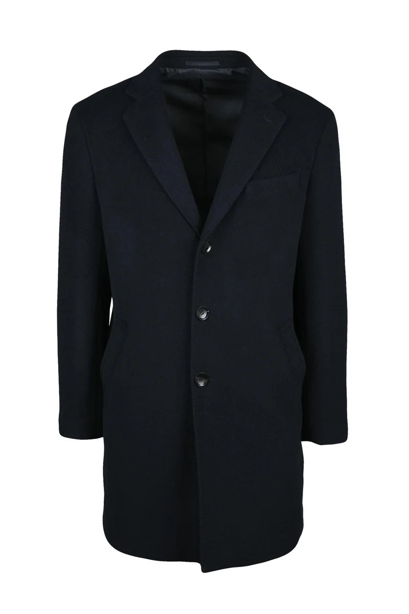 Premier Homme Cappotto Lana Poliestere - Blu