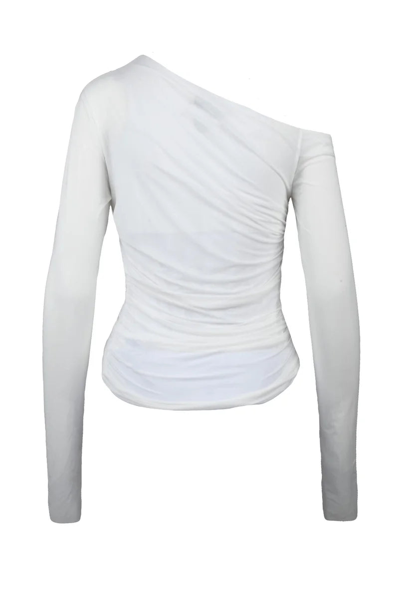 Aniye By Stretch Polyester Top - White