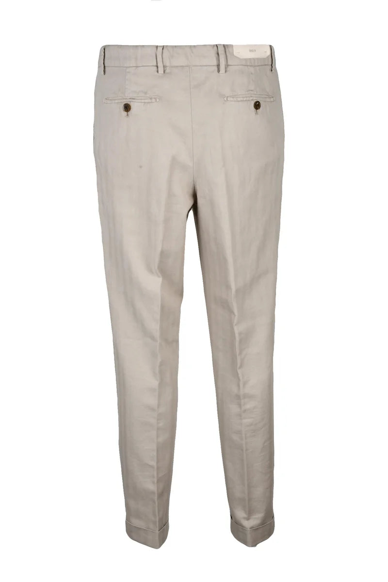 Briglia 1949 Pantalone Cotone Lino Stretch - Beige