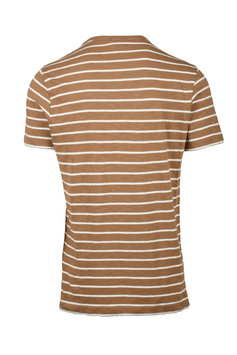 Brooksfield T-shirt Girocollo - Marrone