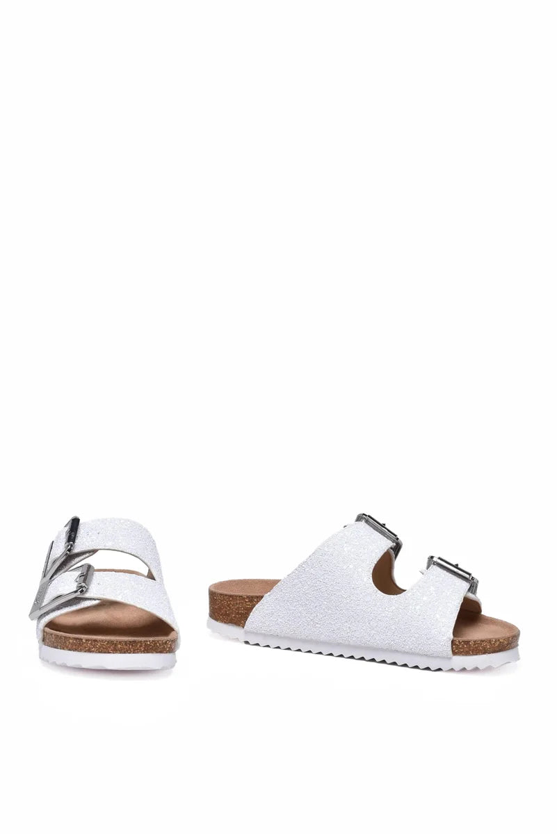 Colors Of California Sandalo Glitter - Bianco