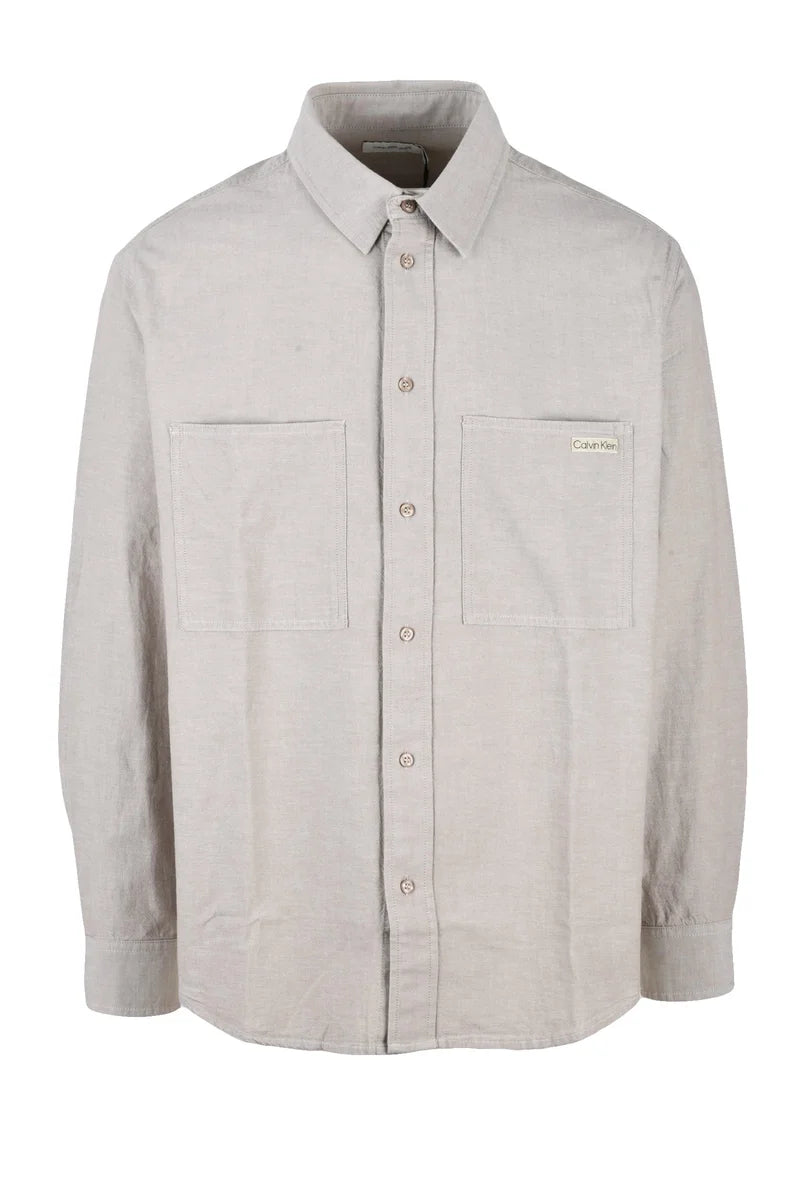 Calvin Klein Jeans Camicia Cotone - Beige