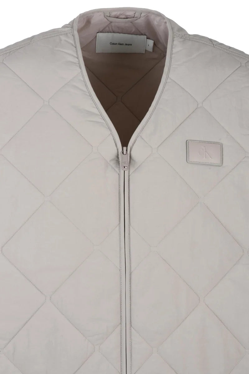 Calvin Klein Jeans Smanicato Zip - Beige
