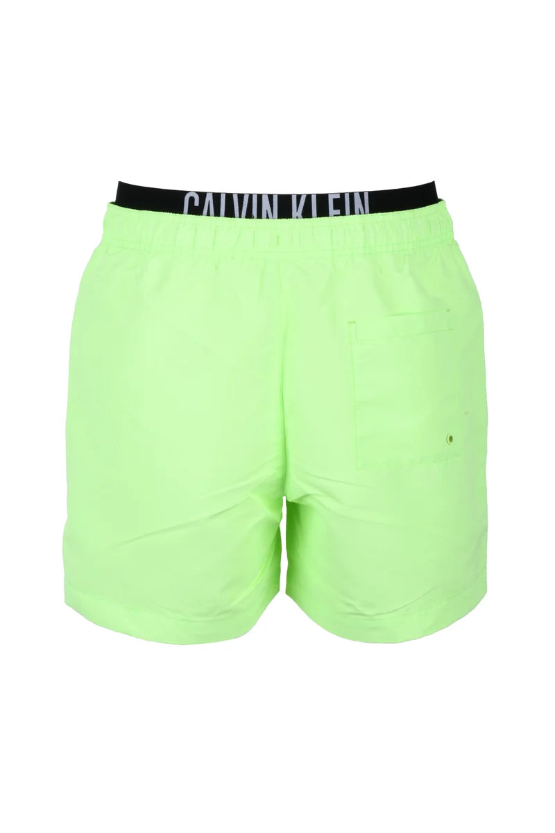 Calvin Klein Polyester Swim Shorts - Green Shock