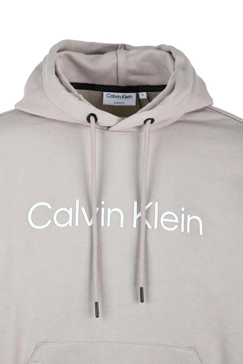 Calvin Klein Felpa con Cappuccio - Beige