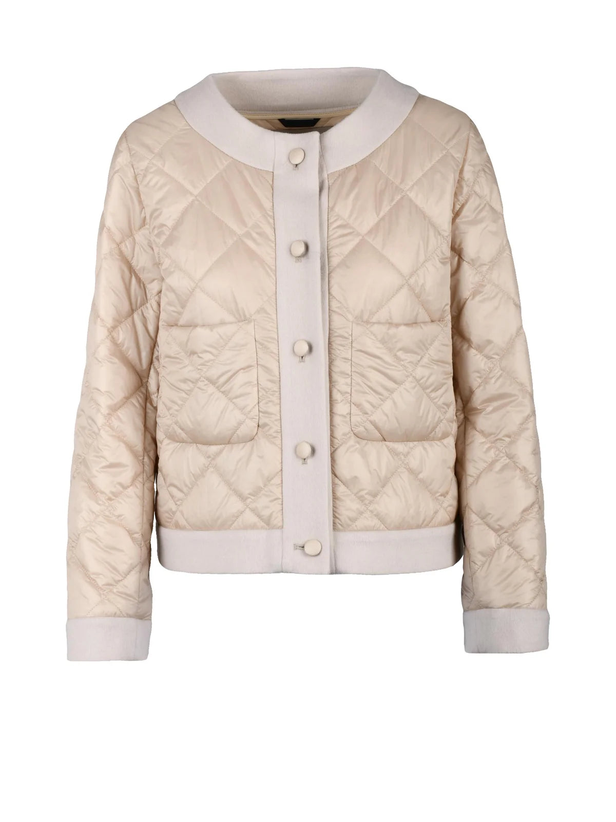 Cinzia Rocca Cappotto Imbottito con Zip - Beige