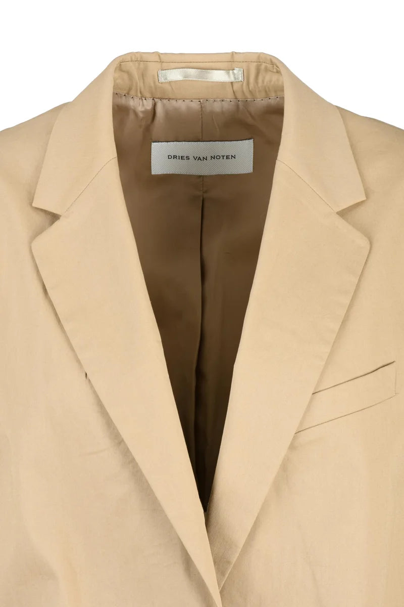 Dries Van Noten Giacca Blanchets - Beige