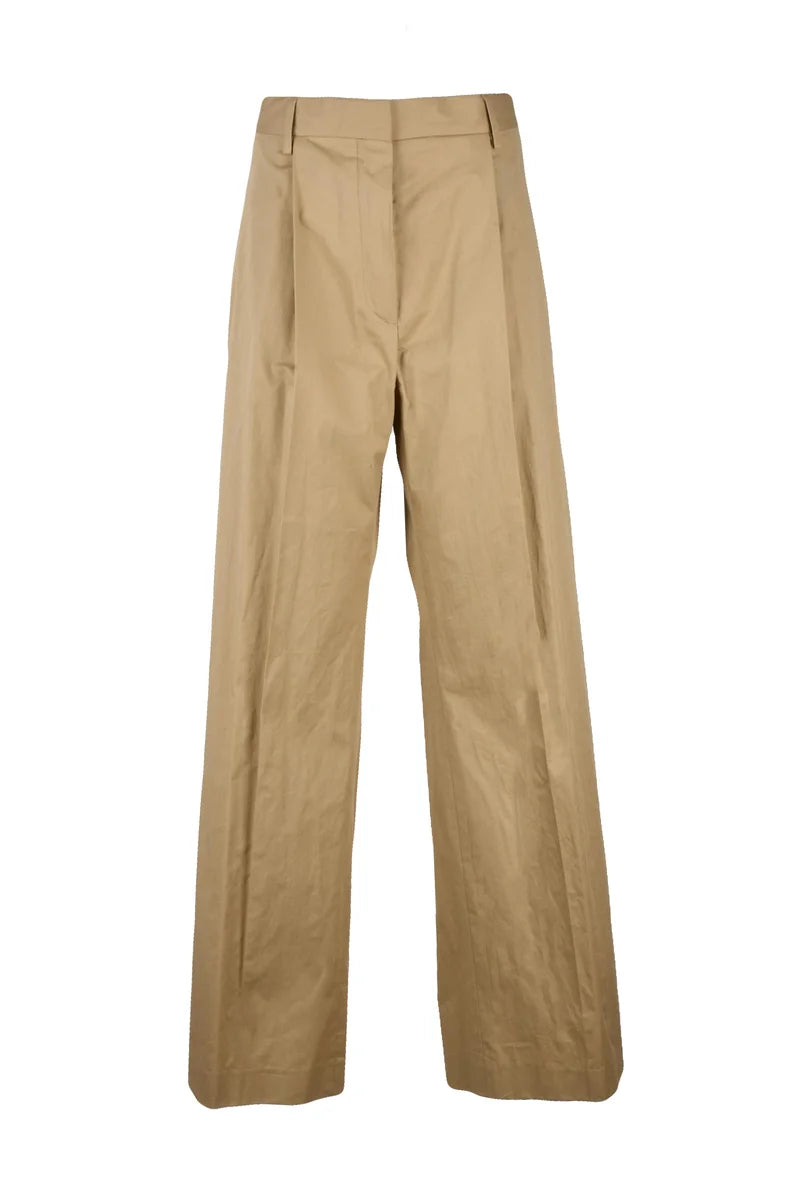 Dries Van Noten Pantaloni Palazzo - Beige