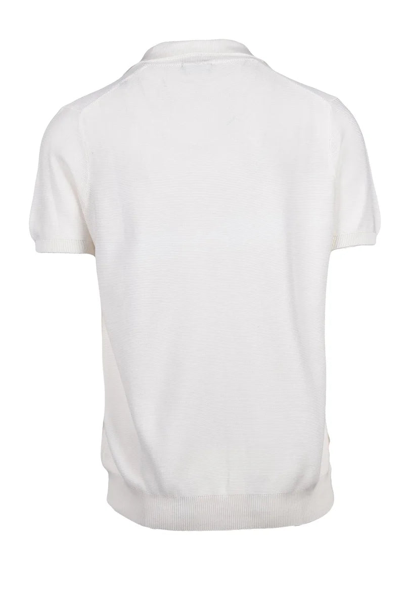 Drumohr Polo Maglia Cotone - Bianco