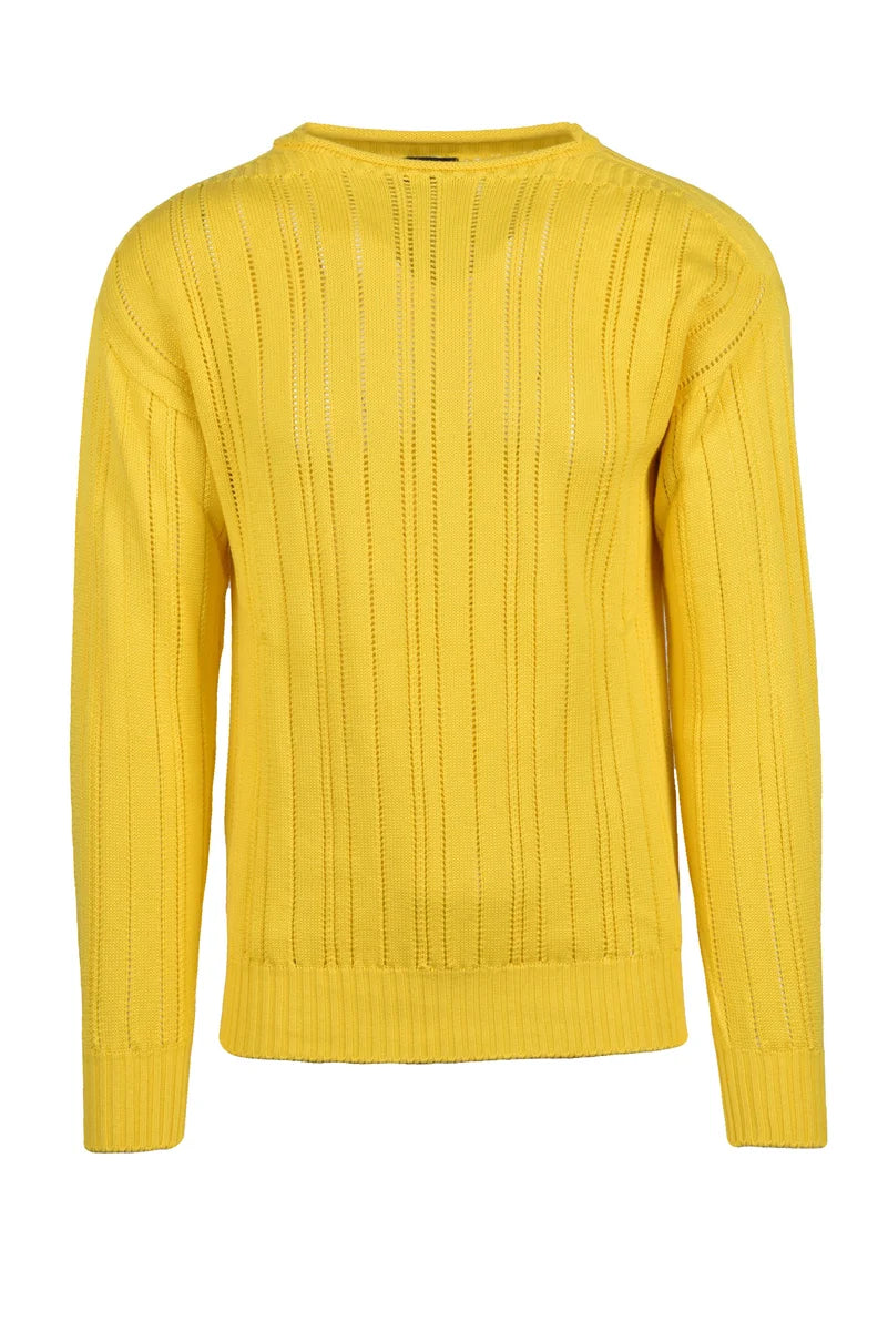 Drumohr Cotton Cashmere Knit - Yellow