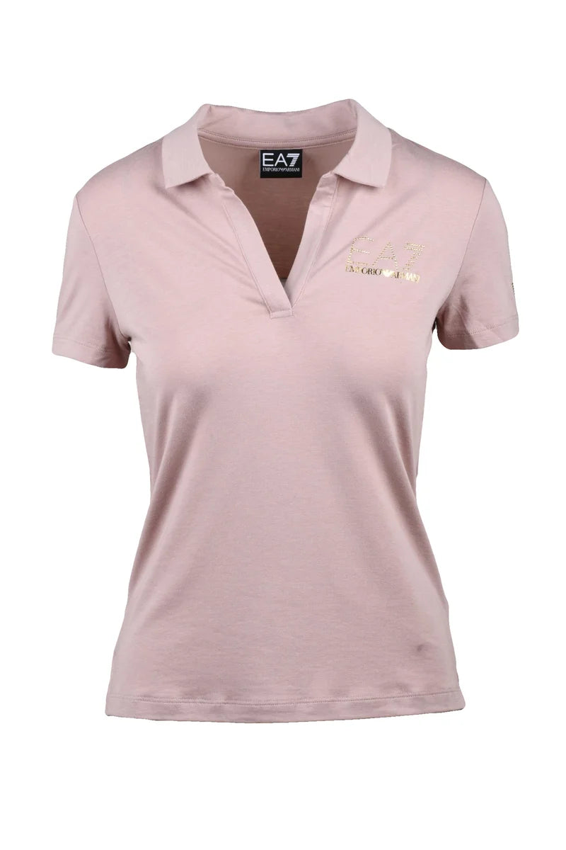 EA7 Emporio Armani Polo Cotone Modal - Rosa