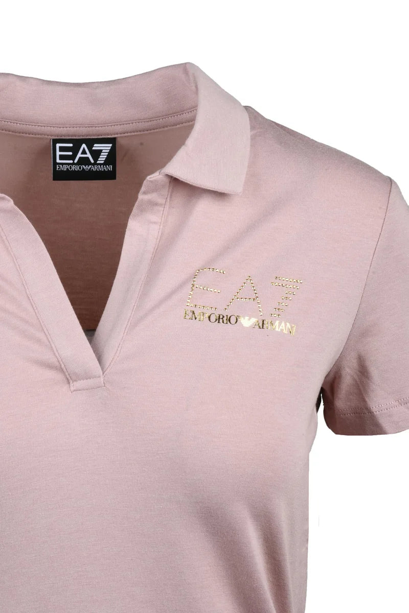 EA7 Emporio Armani Polo Cotone Modal - Rosa