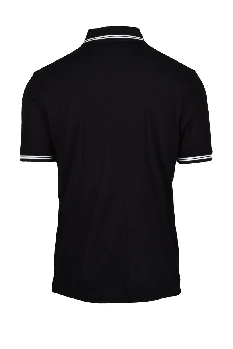 Emporio Armani Polo Cotone Stretch - Nero