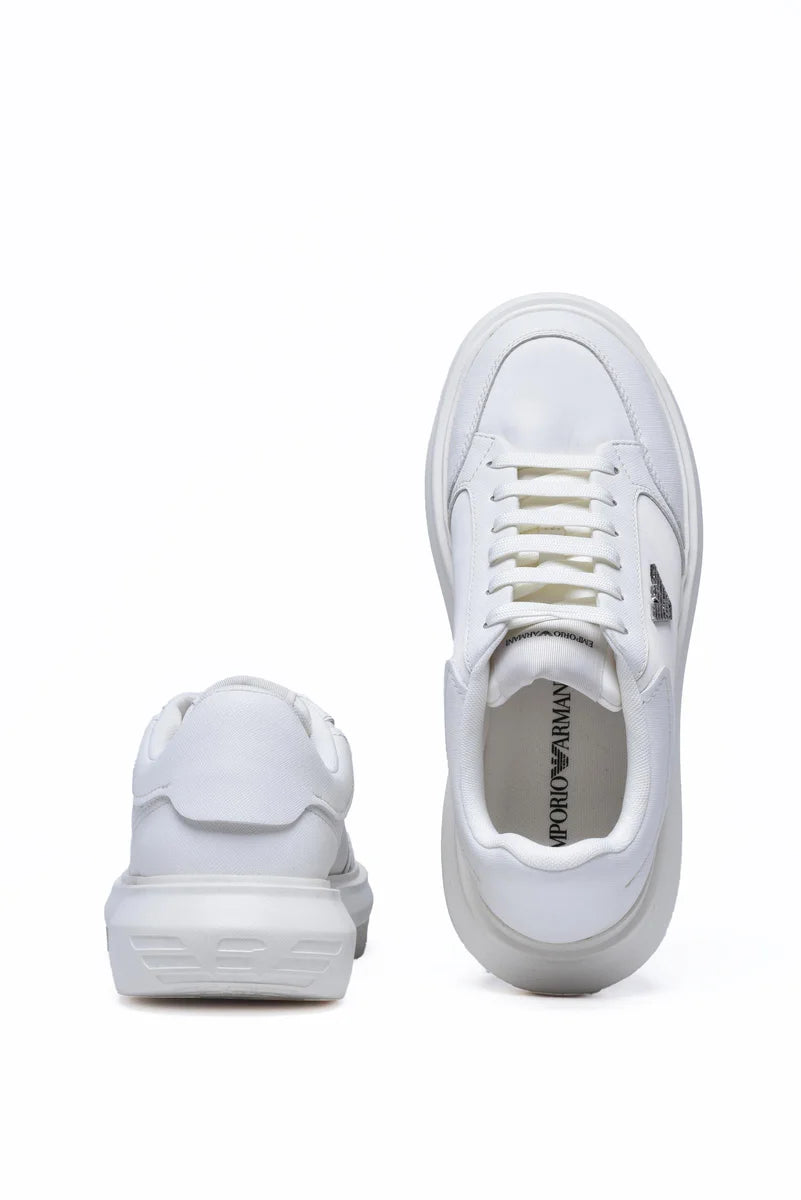 Emporio Armani Sneakers Gomma e Poliestere - Nero