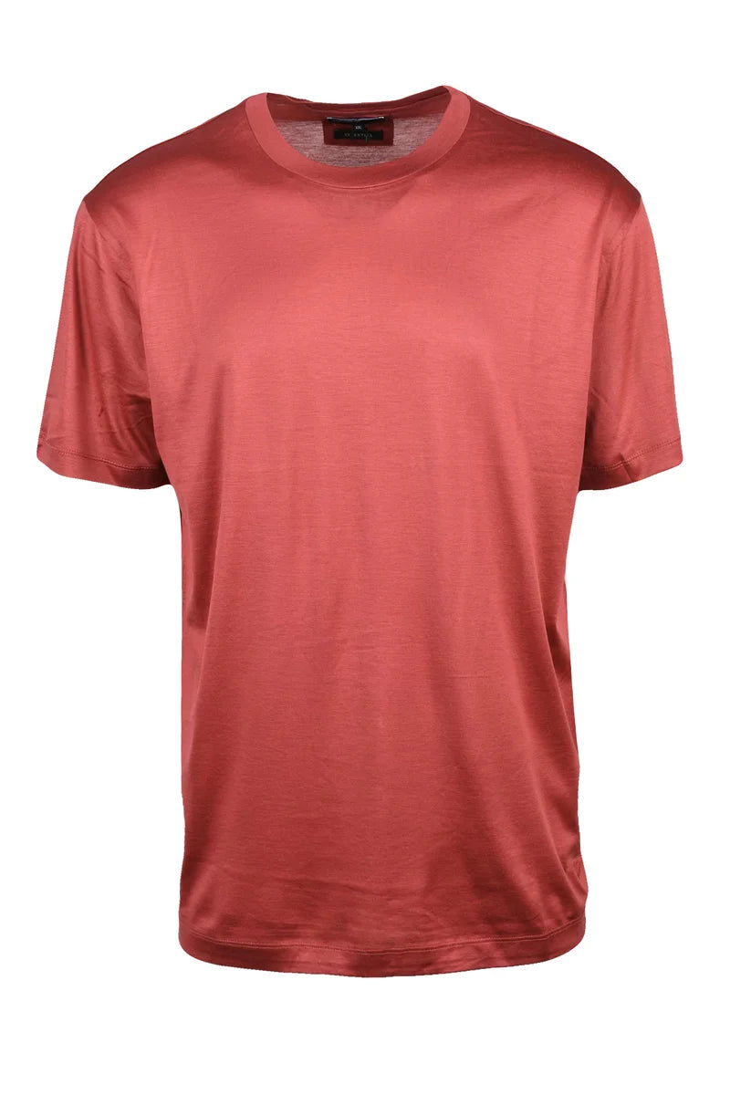 Emporio Armani T-shirt Lyocell Cotone - Marrone