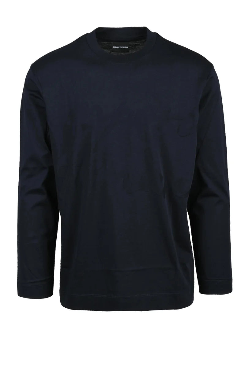 Emporio Armani T-shirt Cotone - Blu Notte