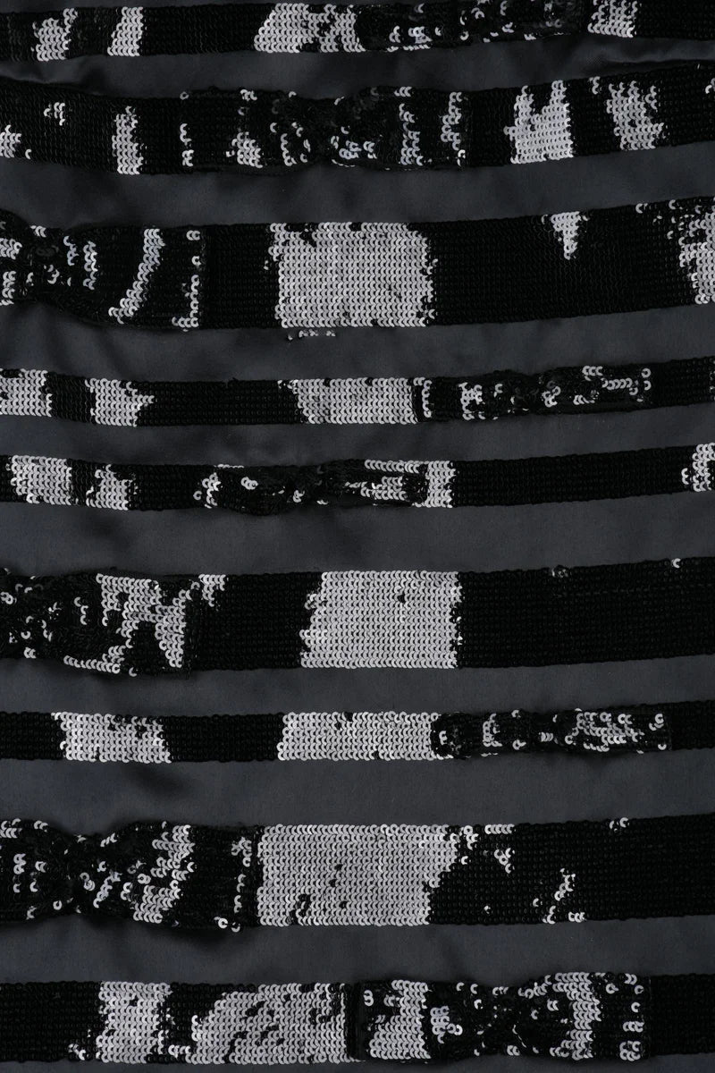 Elisabetta Franchi Abito Tubino Satin Maniche Palloncino - Nero