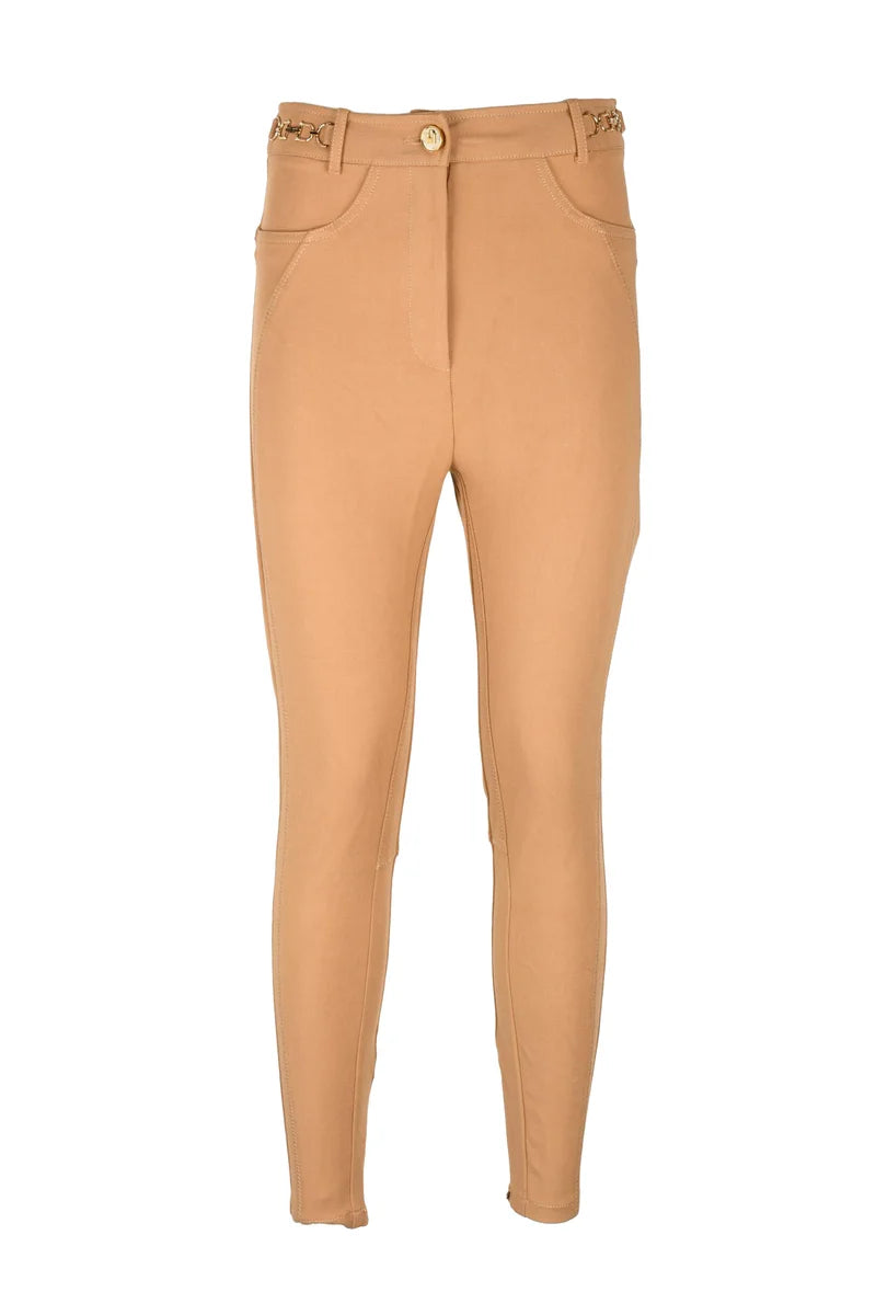 Elisabetta Franchi Pantaloni Cavallerizza - Caramello