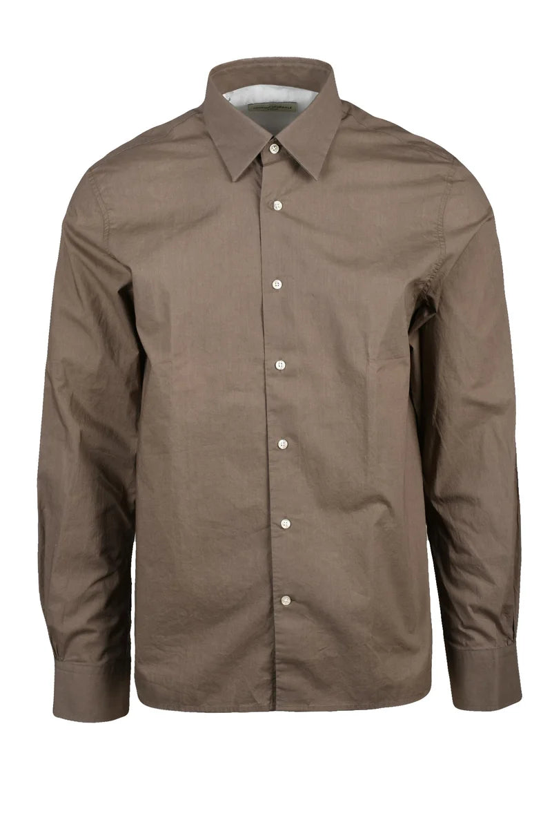 Officine Générale Camicia Cotone - Taupe