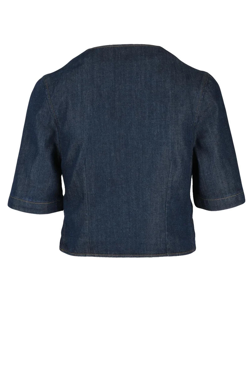Officine Générale Bolerino Cotone/Lyocell/Modal - Blu