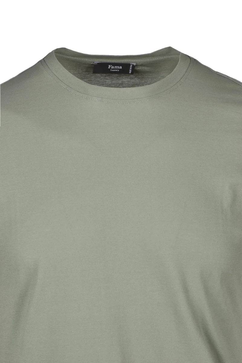 Fama T-shirt Cotone - Blu