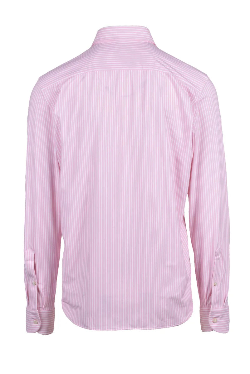 Ghirardelli Next Camicia Elastica - Pink/White