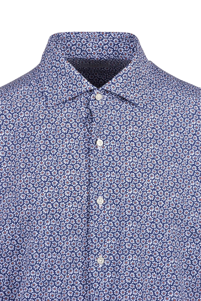 Ghirardelli Next Camicia Elastica - Blu