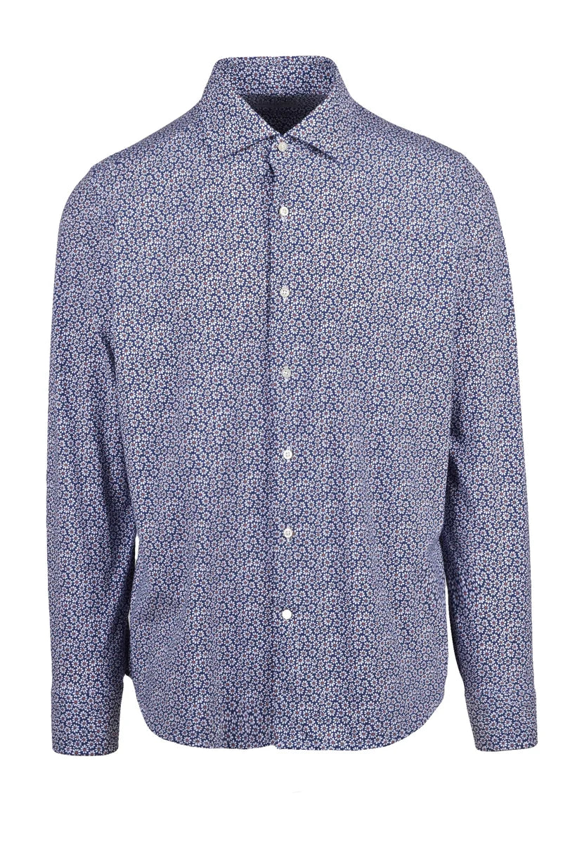 Ghirardelli Next Camicia Elastica - Blu
