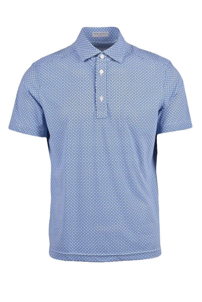 Ghirardelli Next Polo Elastica - Blu