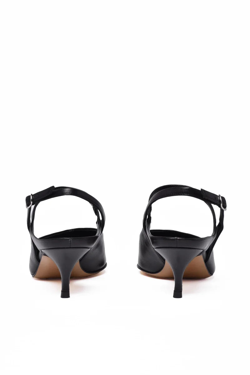 Guglielmo Rotta Décolleté Tacco 6cm - Nero