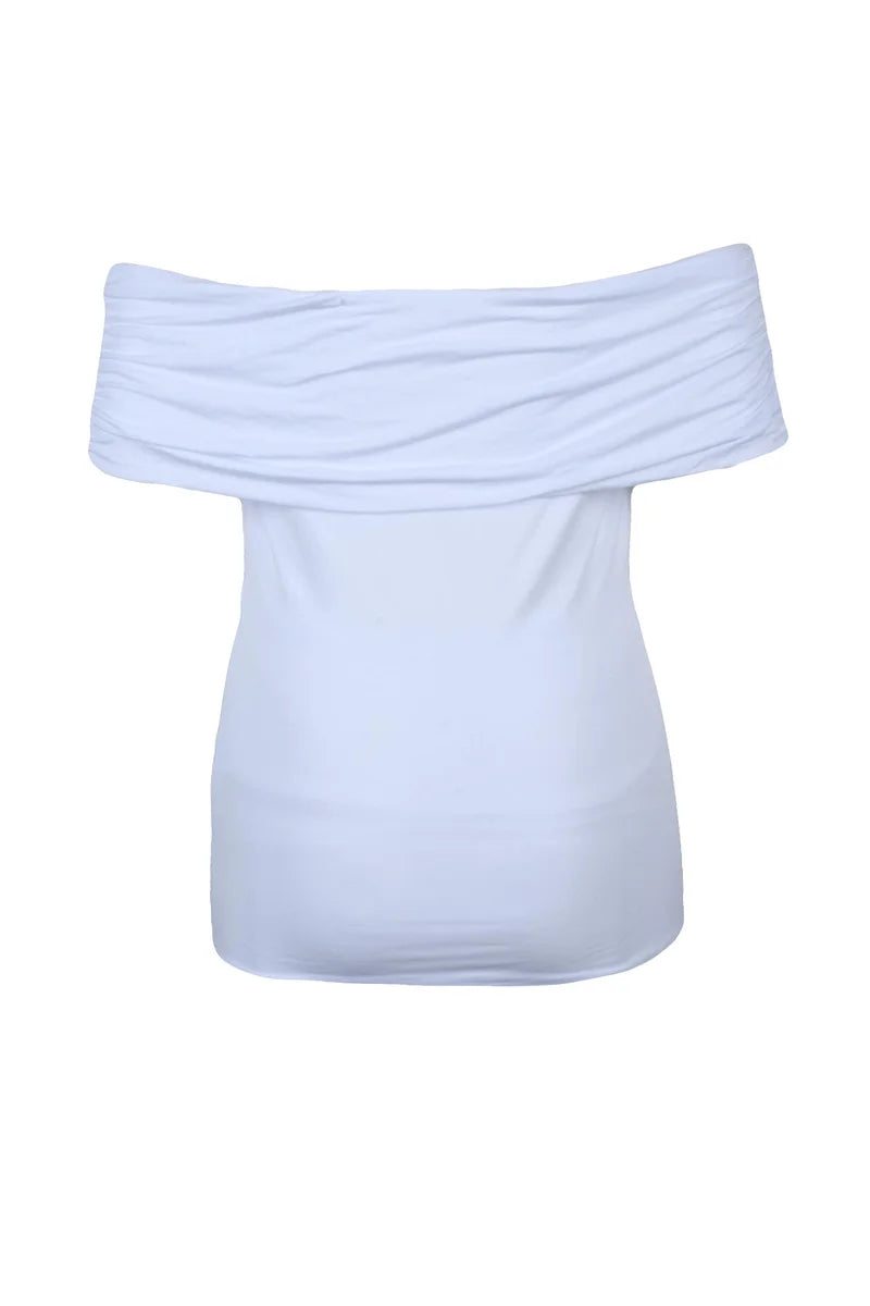 Guess Top in Modal Stretch - Bianco