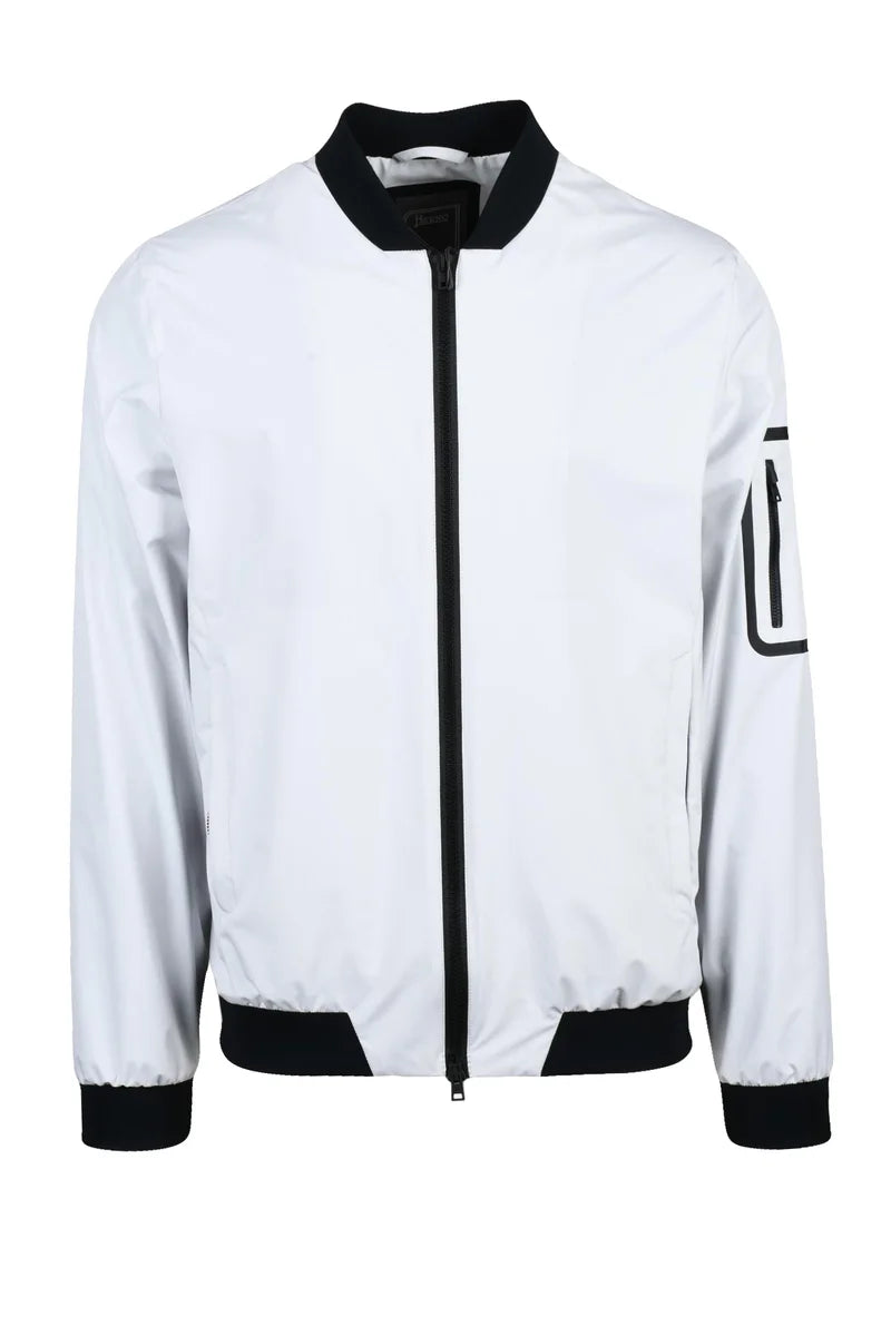 Herno Giubbotto Antivento Uomo - Grigio Chiaro