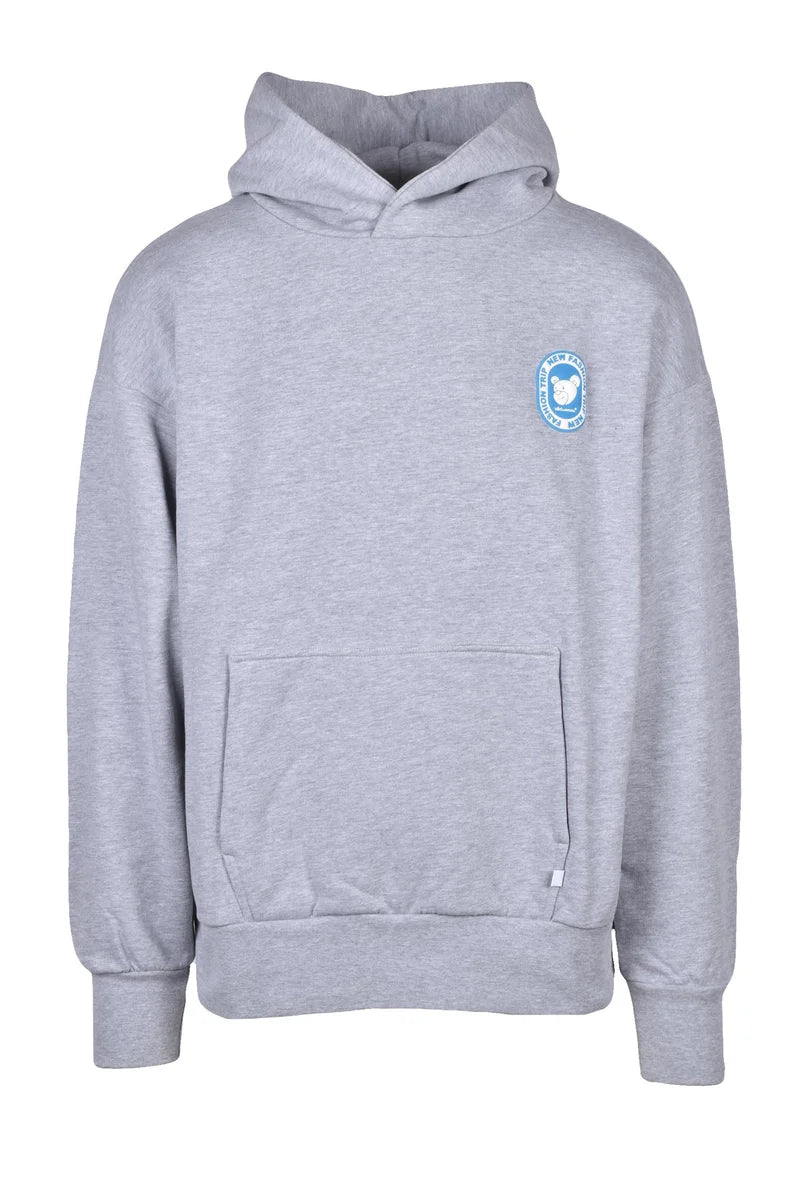 Inbetweeners Felpa Cappuccio Cotone - Grigio