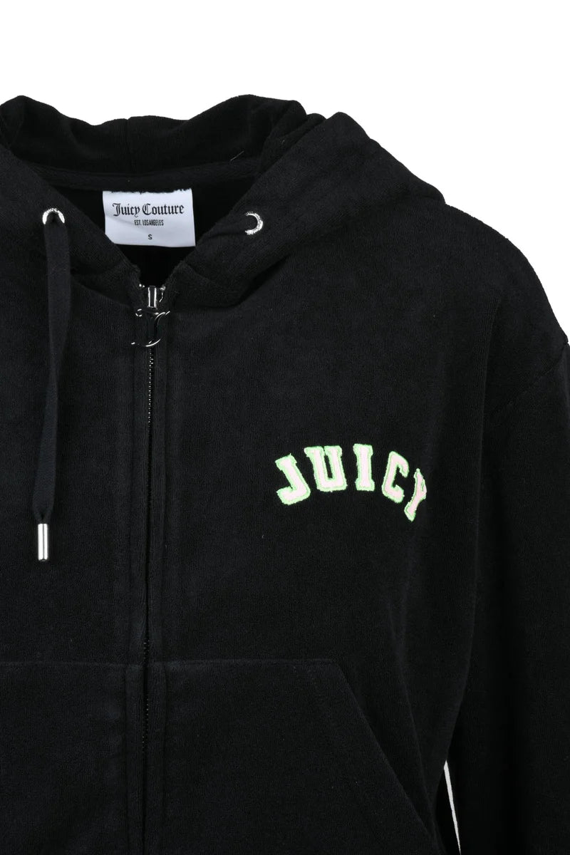 Juicy Couture Felpa Spugna - Nero