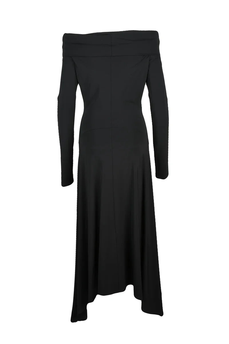 Max Mara Abito Gerla Lycra Lungo - Nero