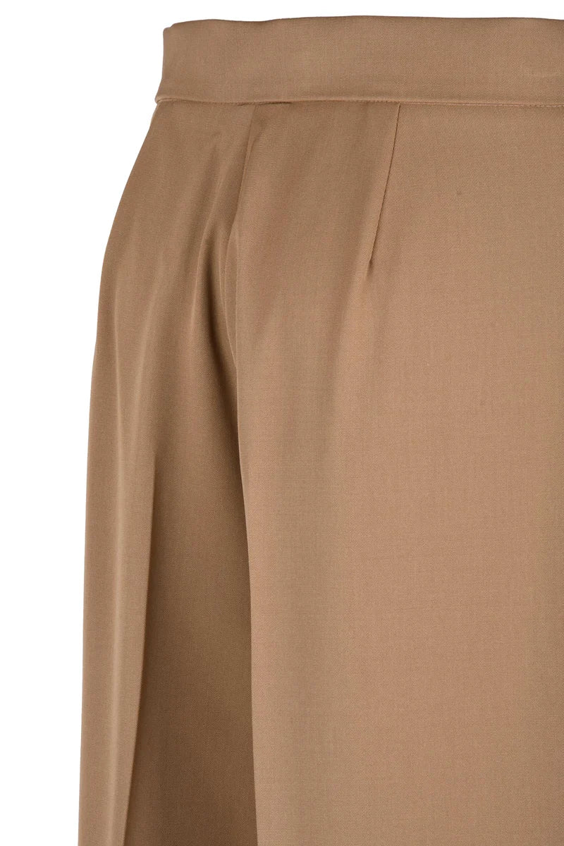 Max Mara Pantalone Lana Vergine - Beige