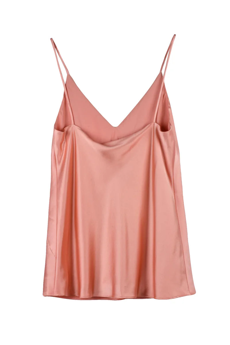 Max Mara Top Quaissa in Acetato e Seta - Rosa