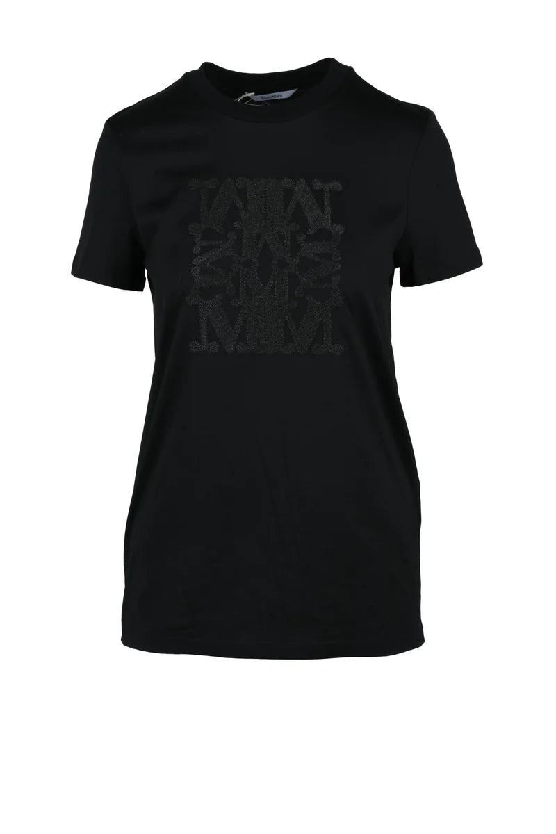 Max Mara T-shirt Cotone - Nero