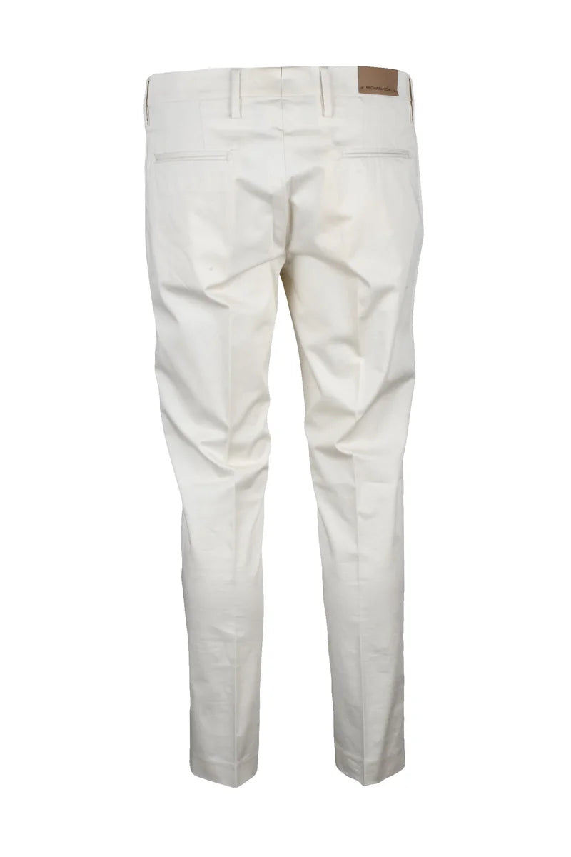 Michael Coal Pantalone TK America Capri - Bianco