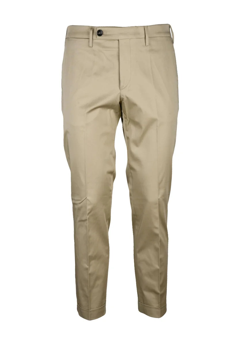 Michael Coal Pantalone Cotone Stretch - Turchese