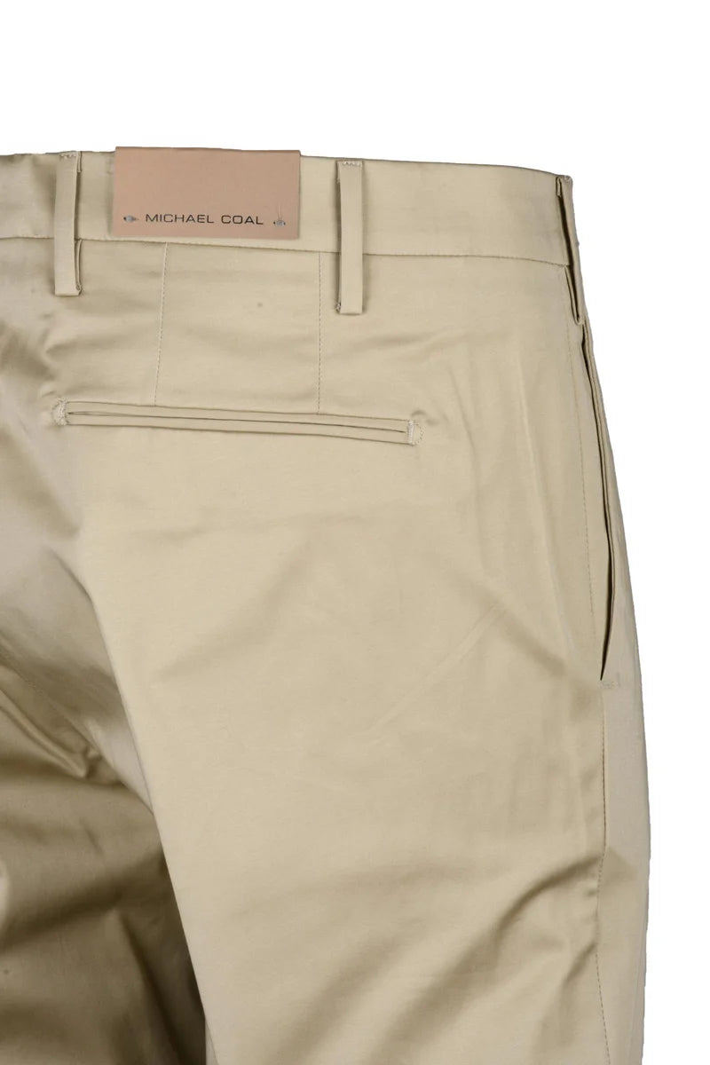 Michael Coal Pantalone Cotone Stretch - Turchese