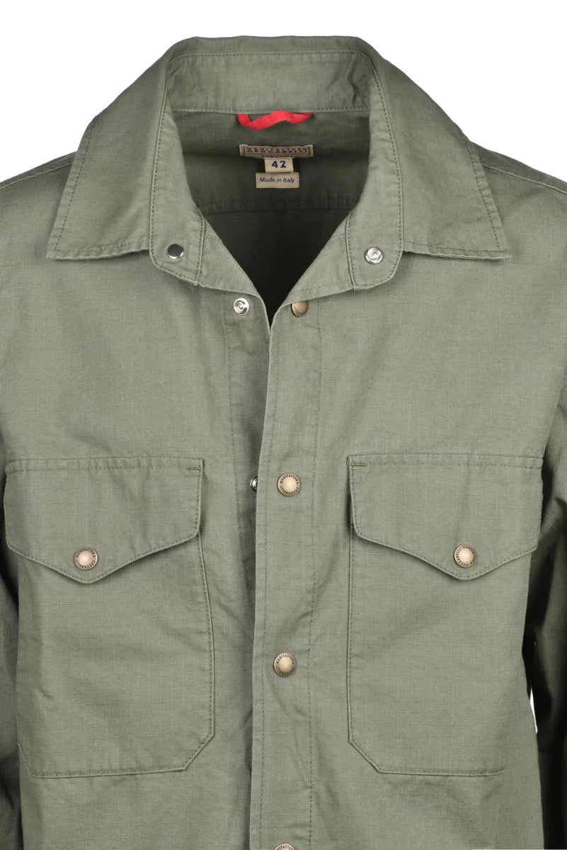 Manifattura Ceccarelli Camicia Militare - Olive Green