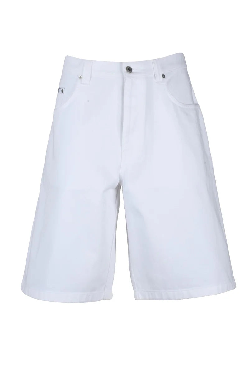 Moschino Couture Bermuda Cotone - Bianco