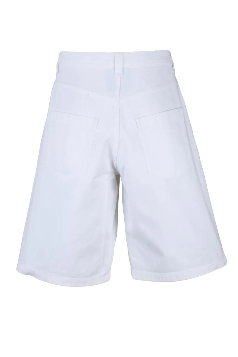 Moschino Couture Bermuda Cotone - Bianco