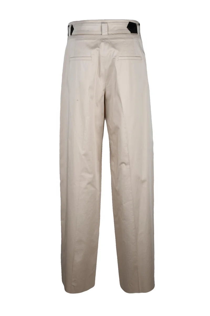 Marella Pantaloni Soraia Gamba Larga - Beige