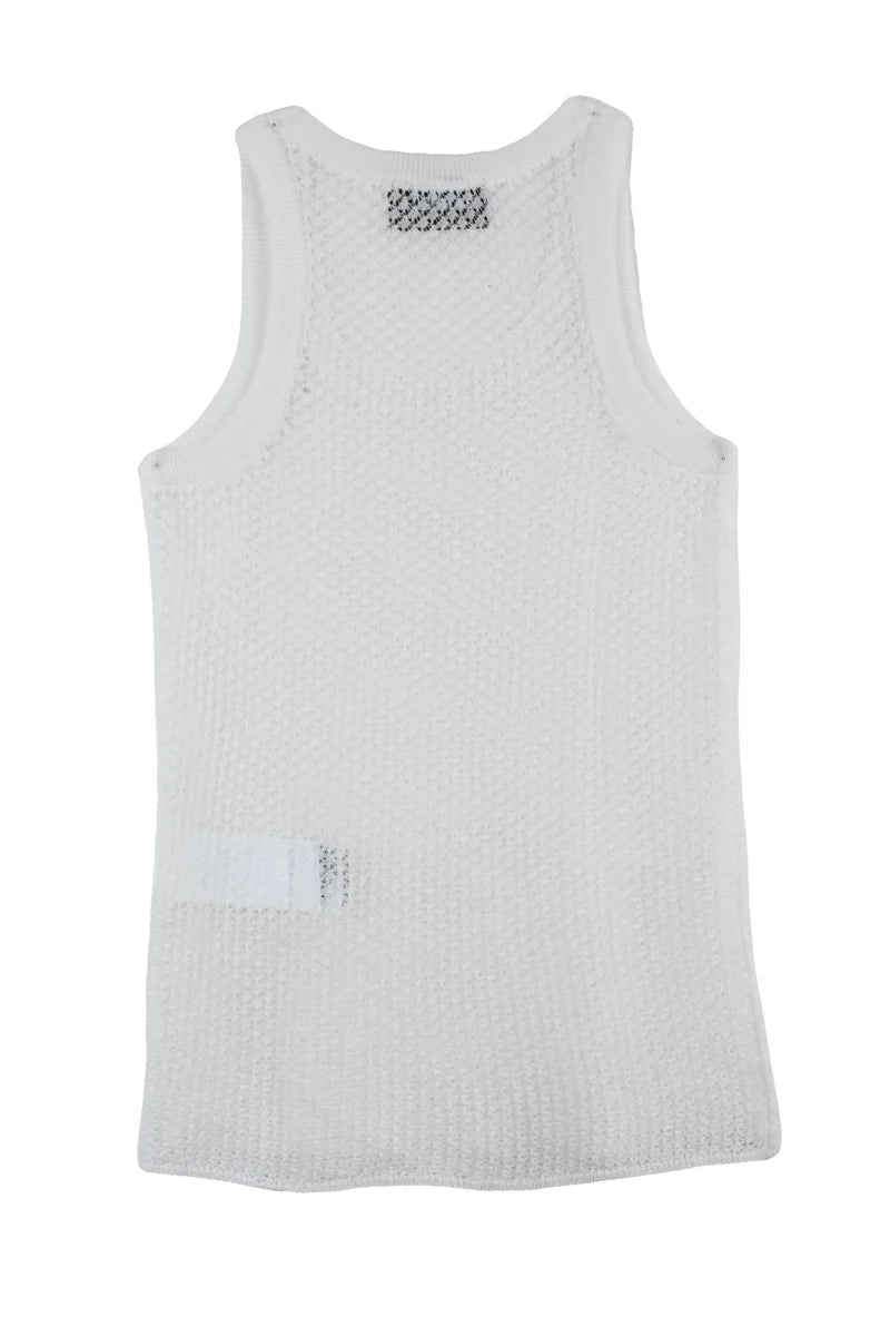 Marella Top in Viscosa e Poliammide - Bianco