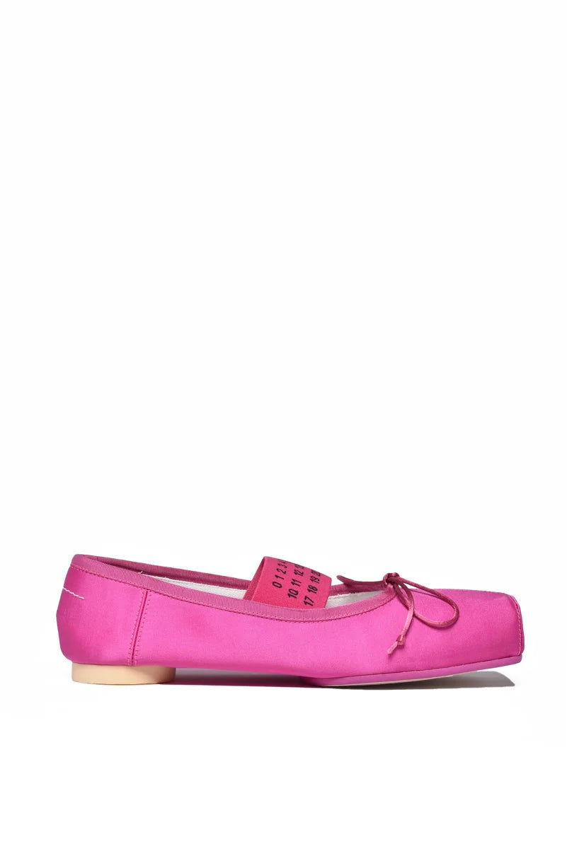 Mm6 Maison Margiela Ballerine Raso - Fucsia